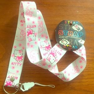 🐶 (3/$20!) Hello Kitty lanyard NWT 🐱 🎀🌸